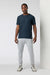 Vuori - Strato Tech Tee - Navy Heather - Model Front