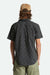 Brixton - Charter Print SS - Washed Black Pyramid - Back