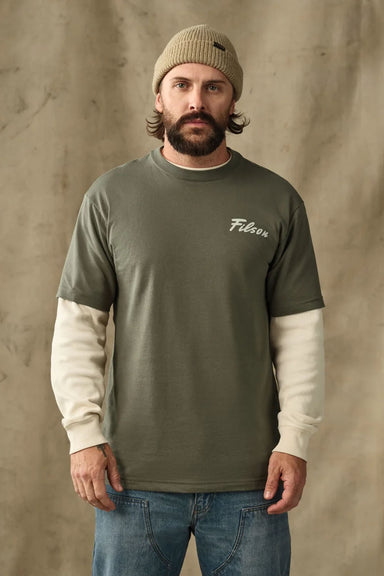 Filson - Buck Graphic T-Shirt - Shale - Model Front