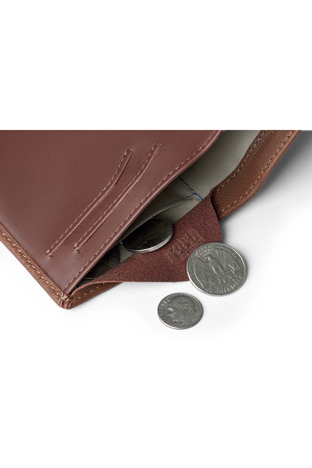 Bellroy Note Sleeve in Hazelnut — Detail-2 view