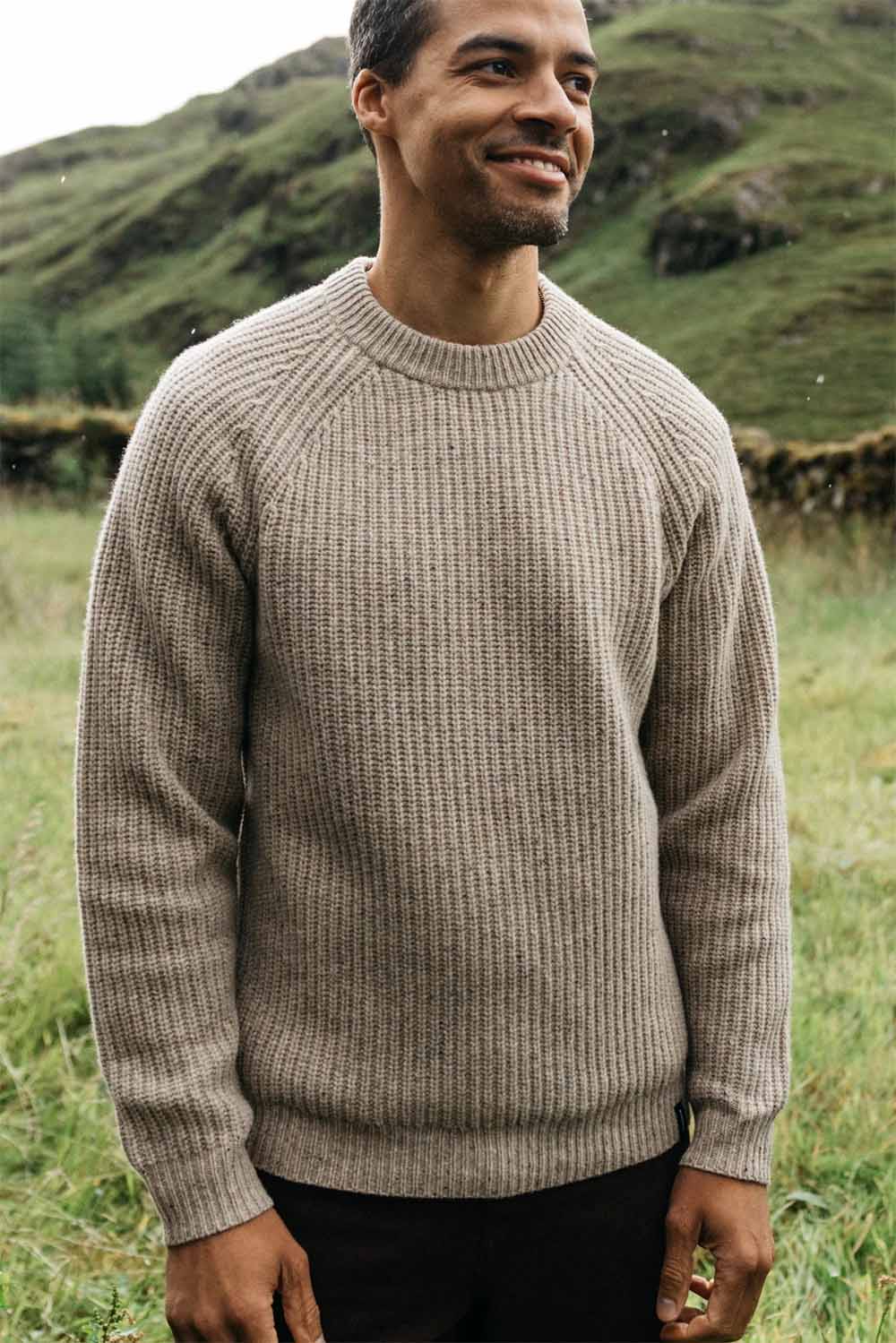 Finisterre - Mora Jumper - Oatmeal - Front