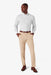 Mizzen + Main - Leeward LS - White Medallion Print - Front