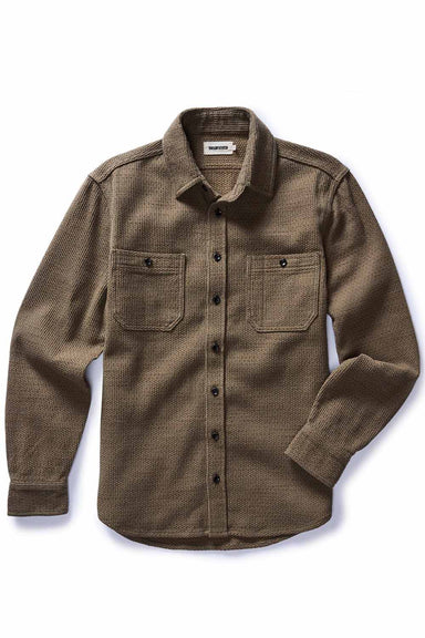 Taylor Stitch THE UTILITY SHIRT Cypress Sashiko Flatlay