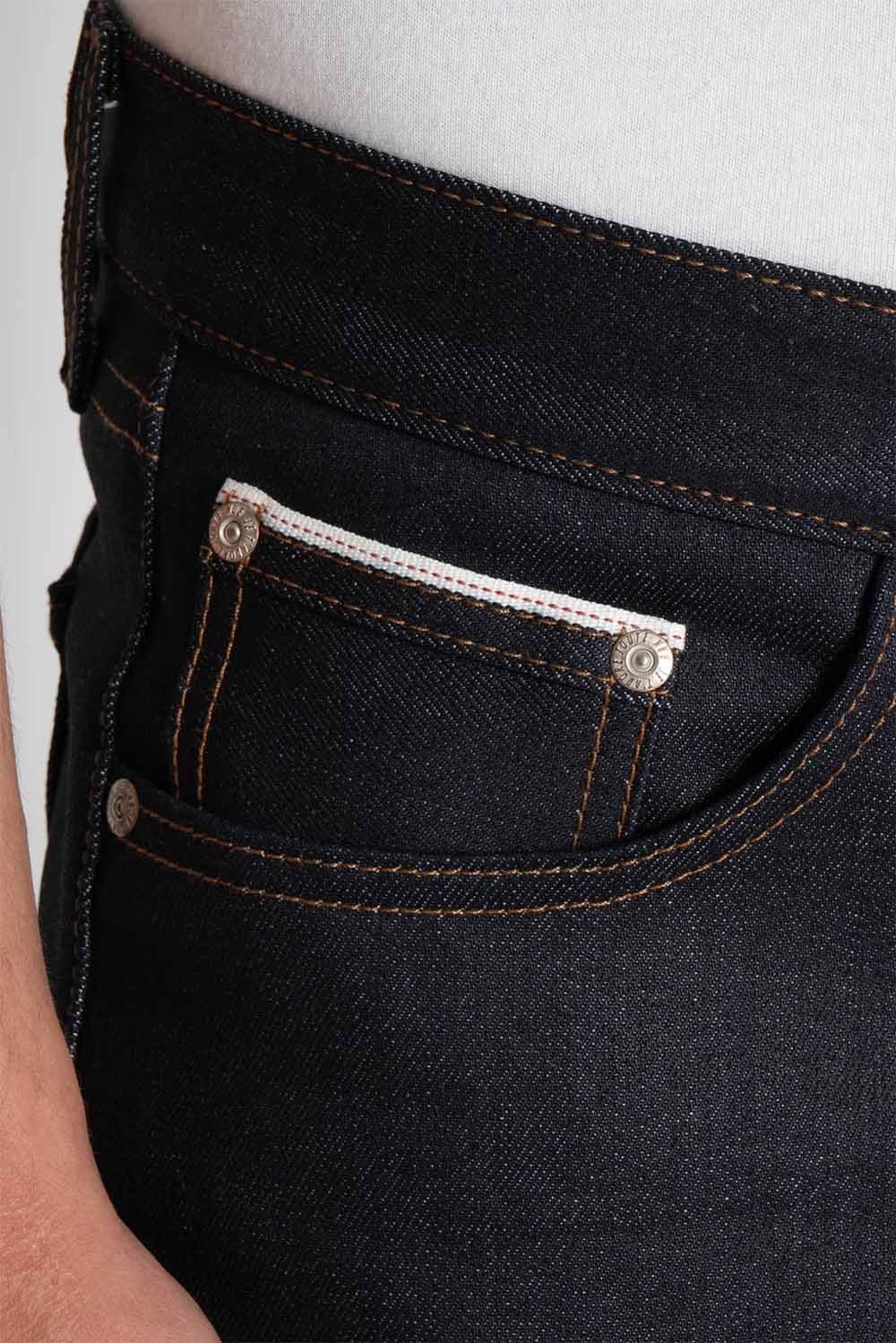 Naked & Famous - True Guy - Nightshade Stretch Selvedge - Model Pocket
