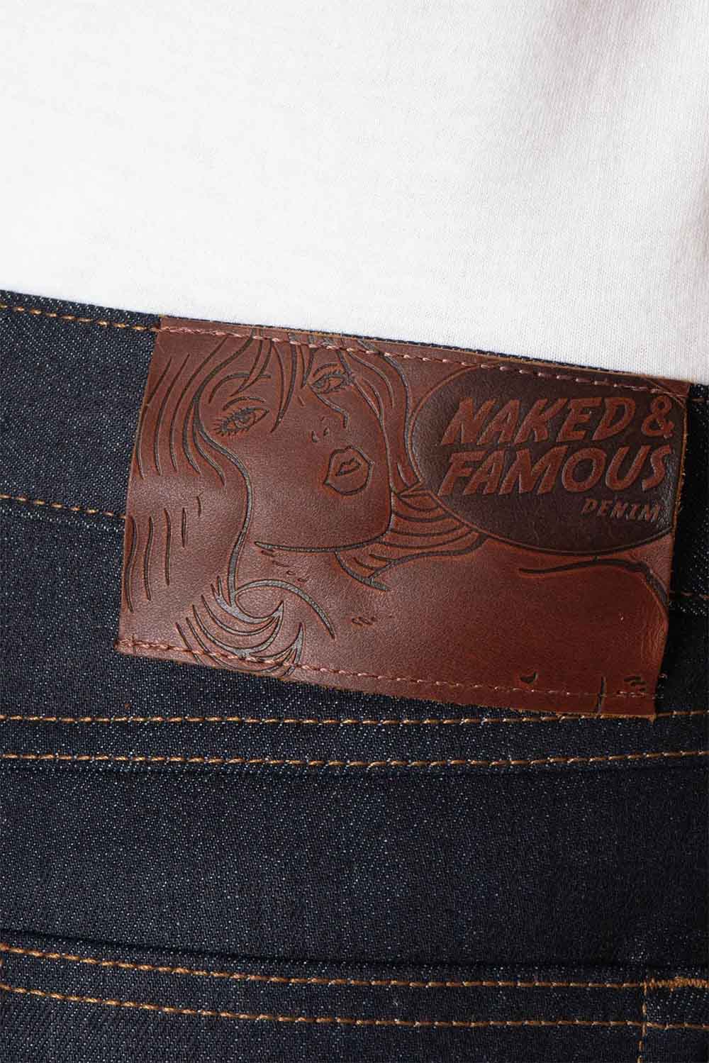 Naked & Famous - True Guy - Nightshade Stretch Selvedge - Tag