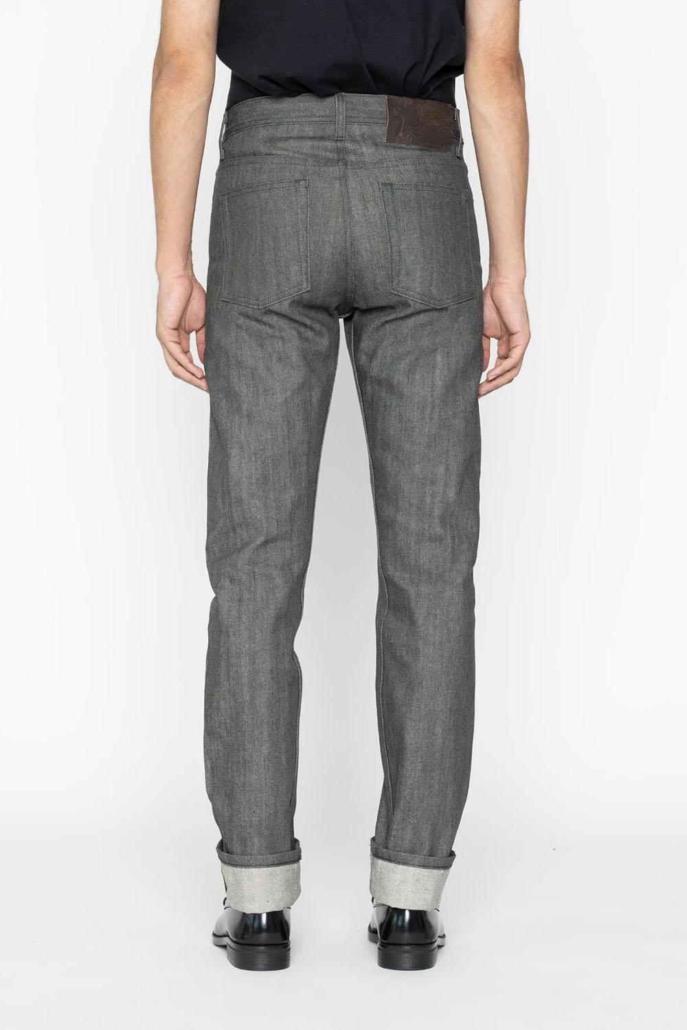 Naked & Famous - Weird Guy - Haunted Forest Selvedge - Model Back