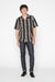 naked and famous aloha shirt dobby bands black