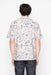 naked and famous aloha shirt linen cats blue back