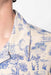 naked and famous aloha shirt linen cats blue collar