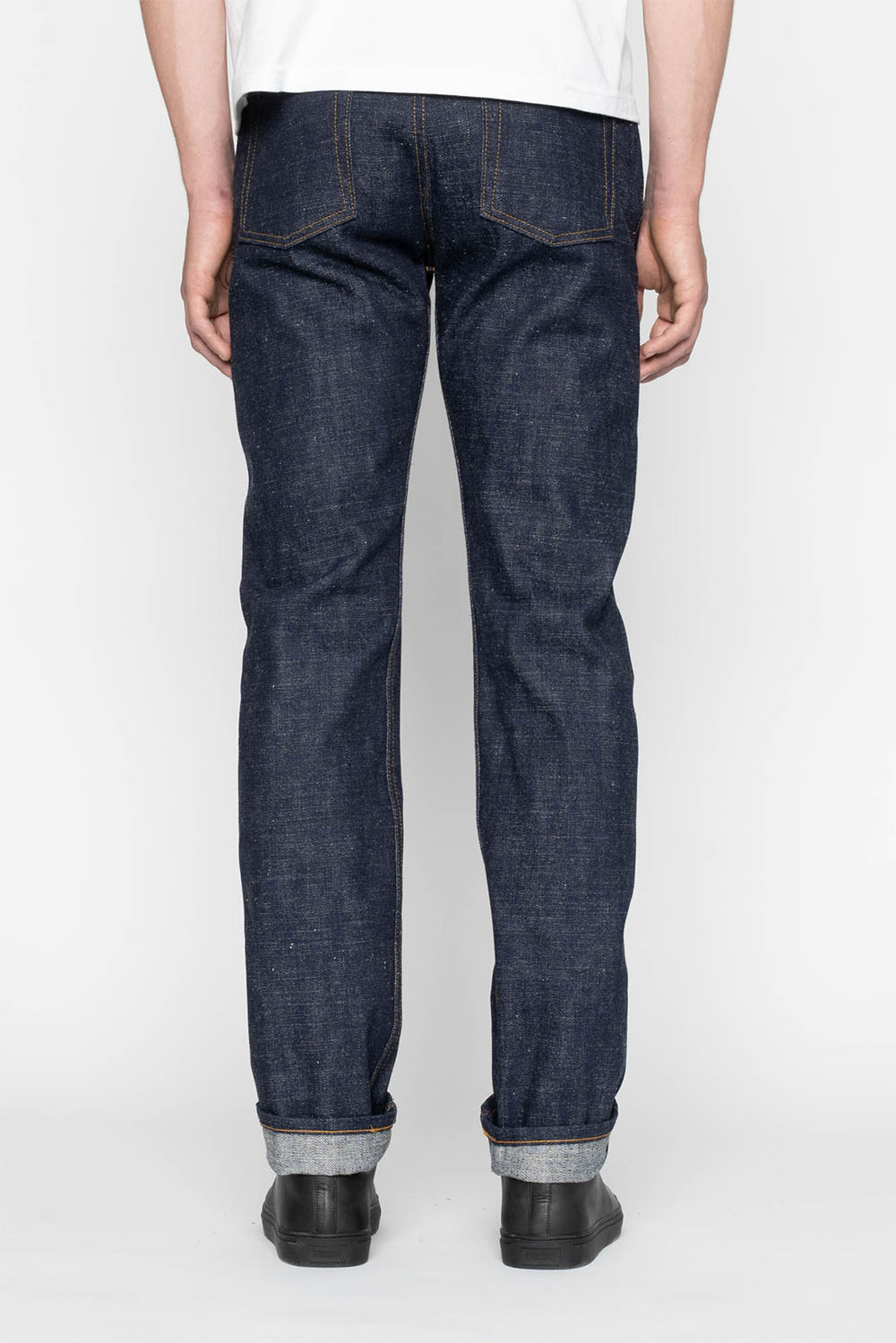 naked and famous weird guy brawler selvedge back