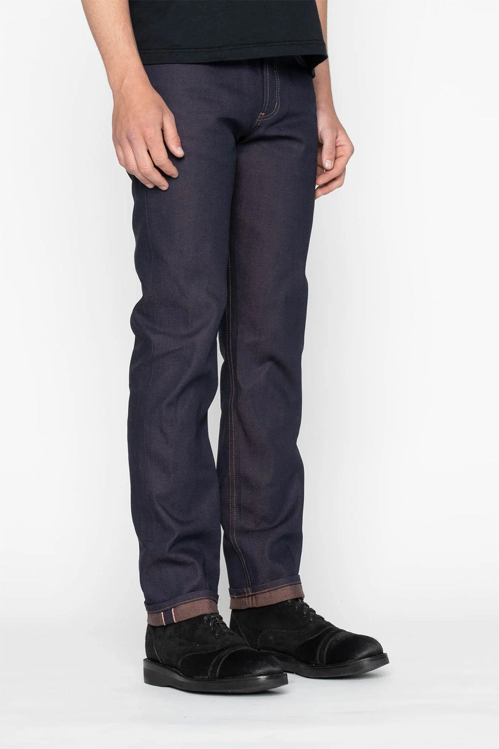 naked and famous weird guy chocolate milk selvedge side