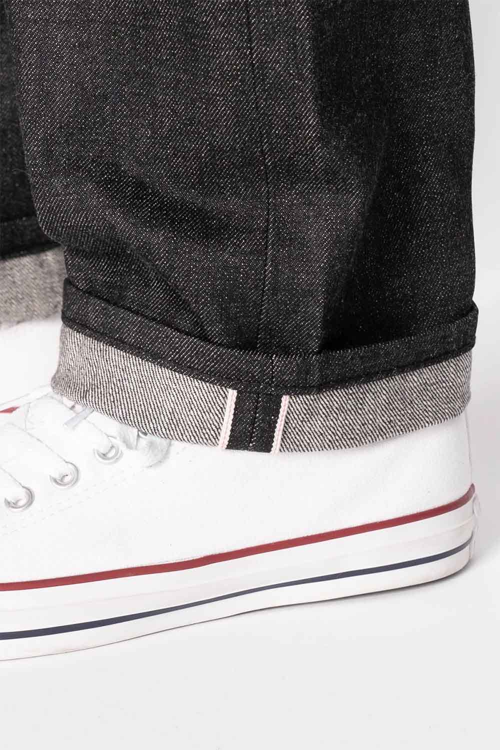 naked and famous weird guy yatagarasu selvedge hem