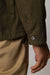 Finisterre - Basset Flannel Lined Jacket - Olive - Sleeve
