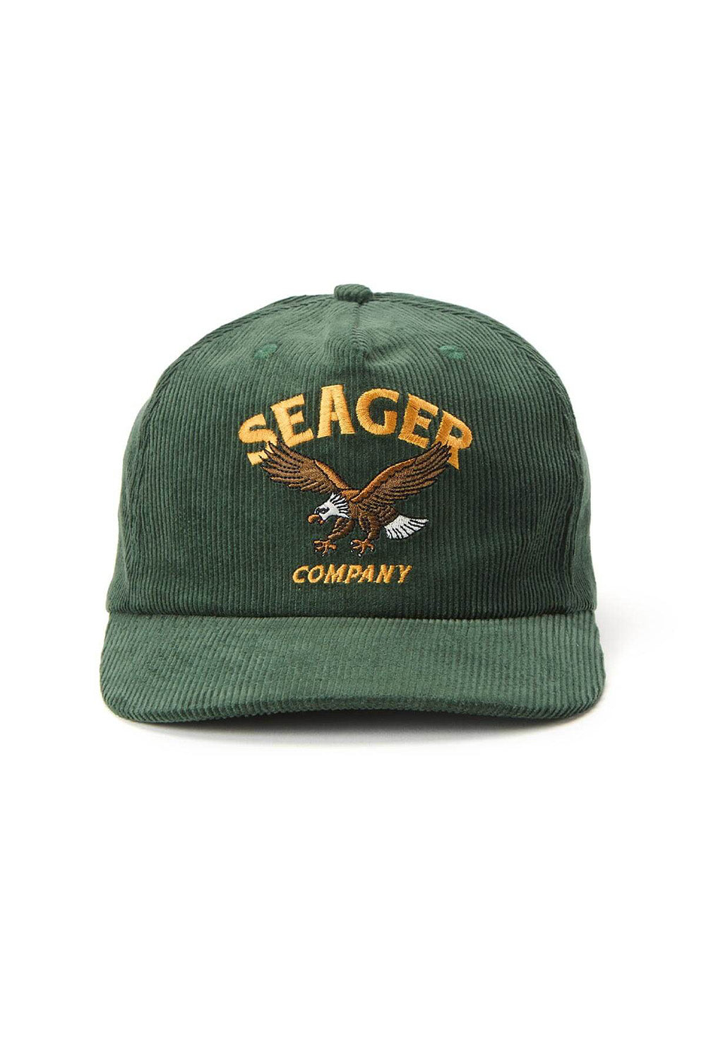 Seager - Bradley Cord Snapback - Green - Front