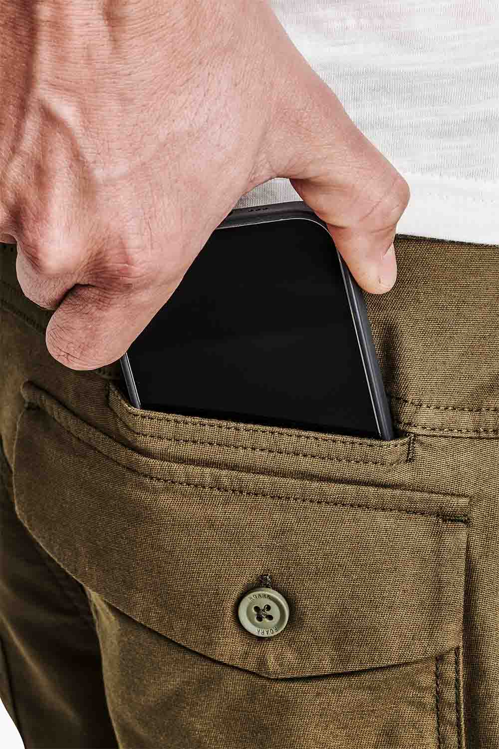 Roark - Layover 2.0 Short - Military - Back Pocket