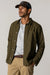 Finisterre - Basset Flannel Lined Jacket - Olive - Front