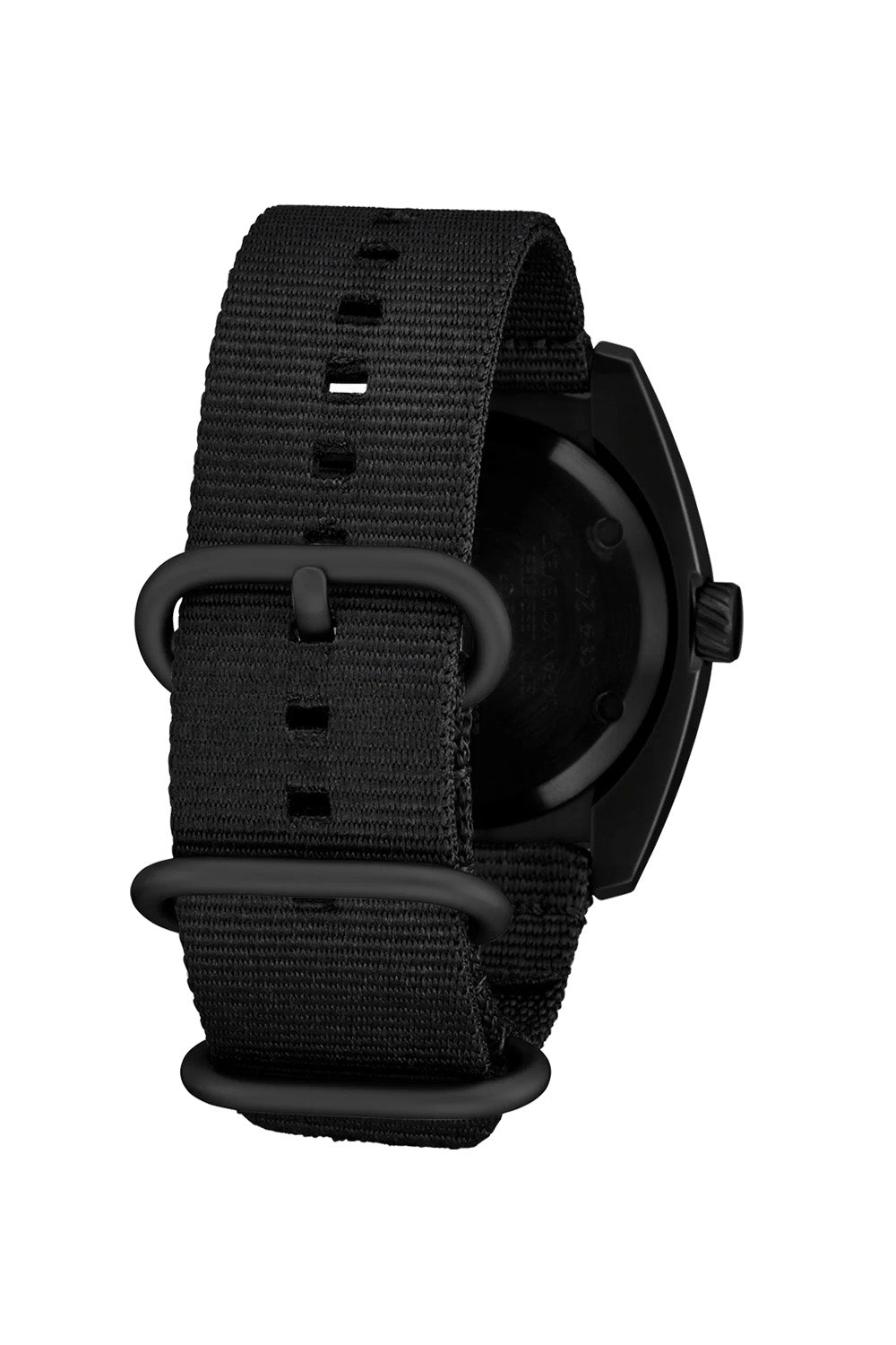 nixon clutch 42 all matte black black back