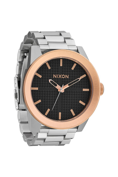 nixon corporal ss silver rose gold black profile
