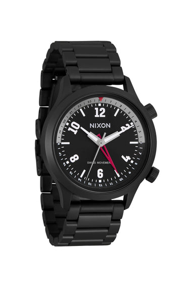 nixon drifter 40 super black black sunray profile