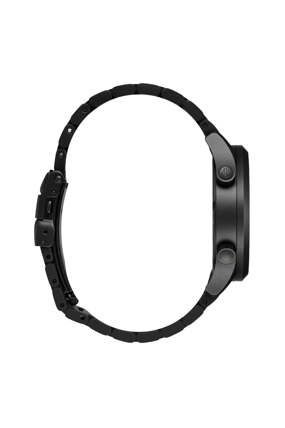 nixon drifter 40 super black black sunray side