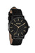 nixon porter leather all black gold profile