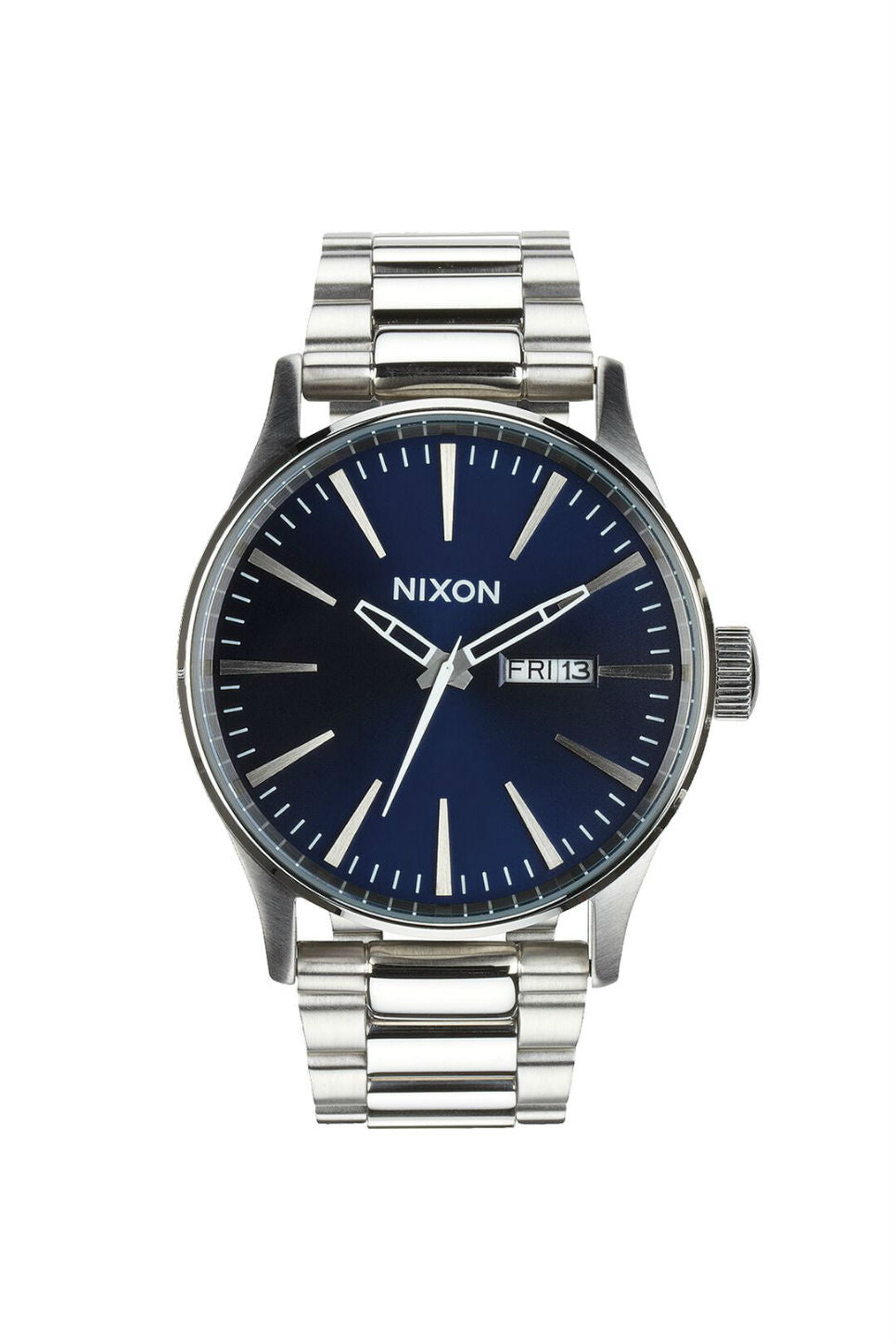 nixon sentry ss watch blue sunray front