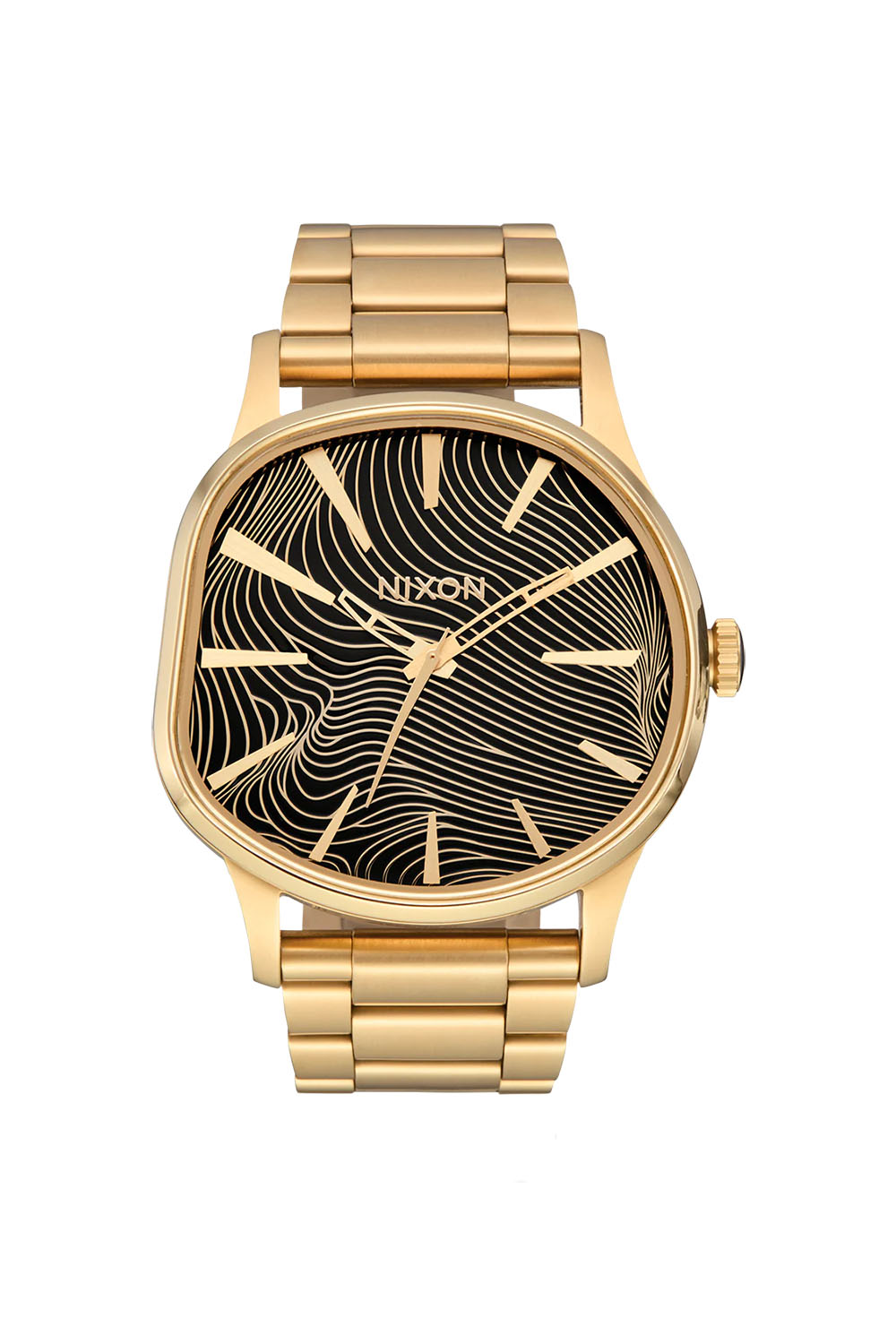 nixon sentry wobble 4th dim gold black front