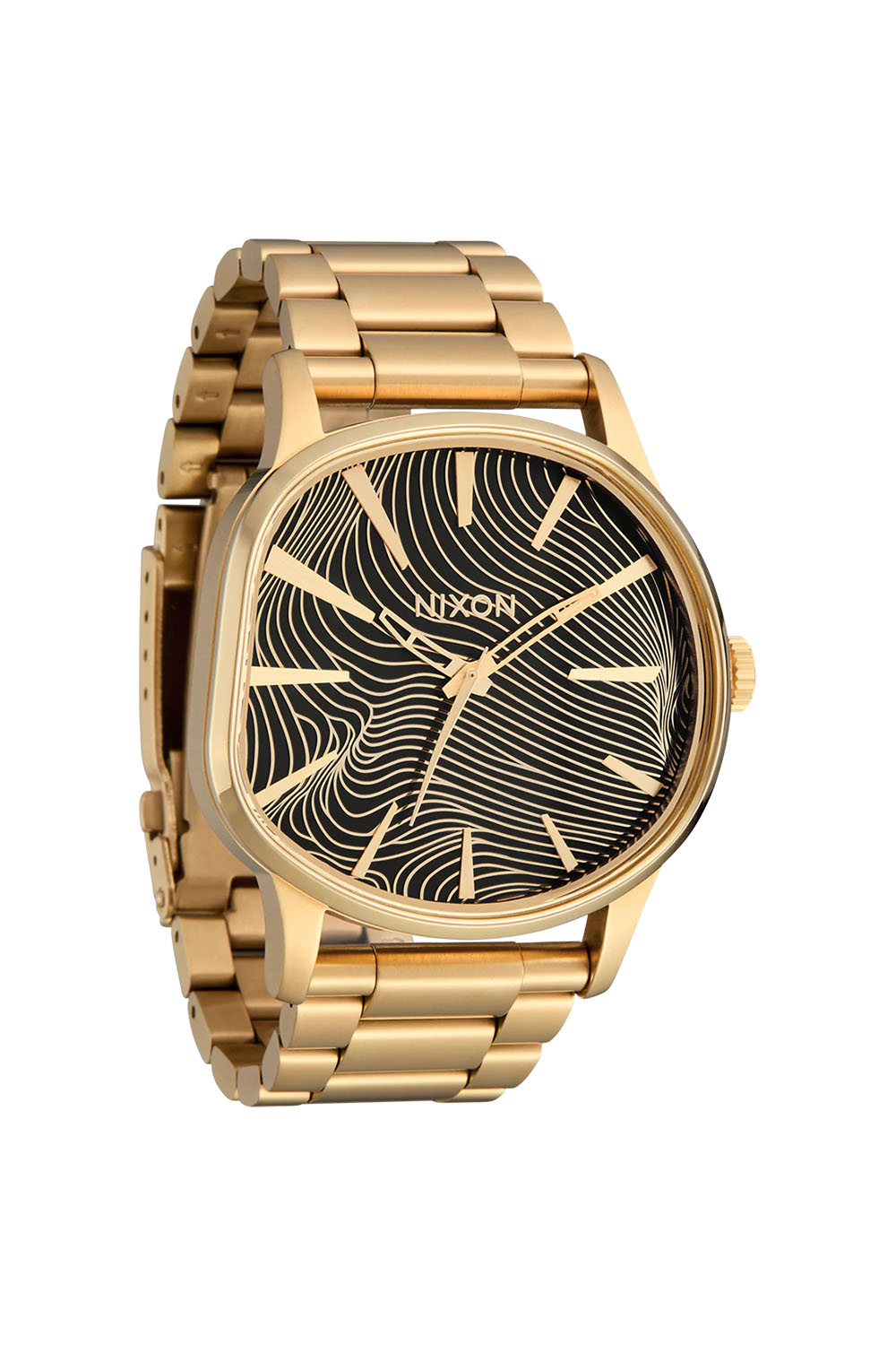 nixon sentry wobble 4th dim gold black profile