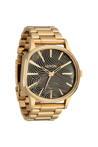 nixon sentry wobble 4th dim gold black profile