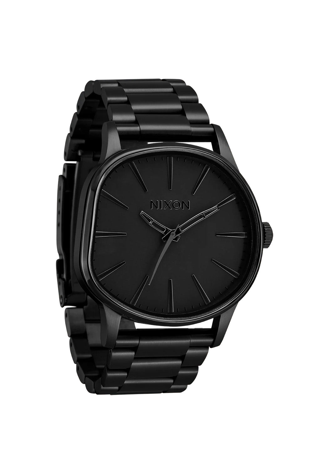 nixon sentry wobble all black black profile