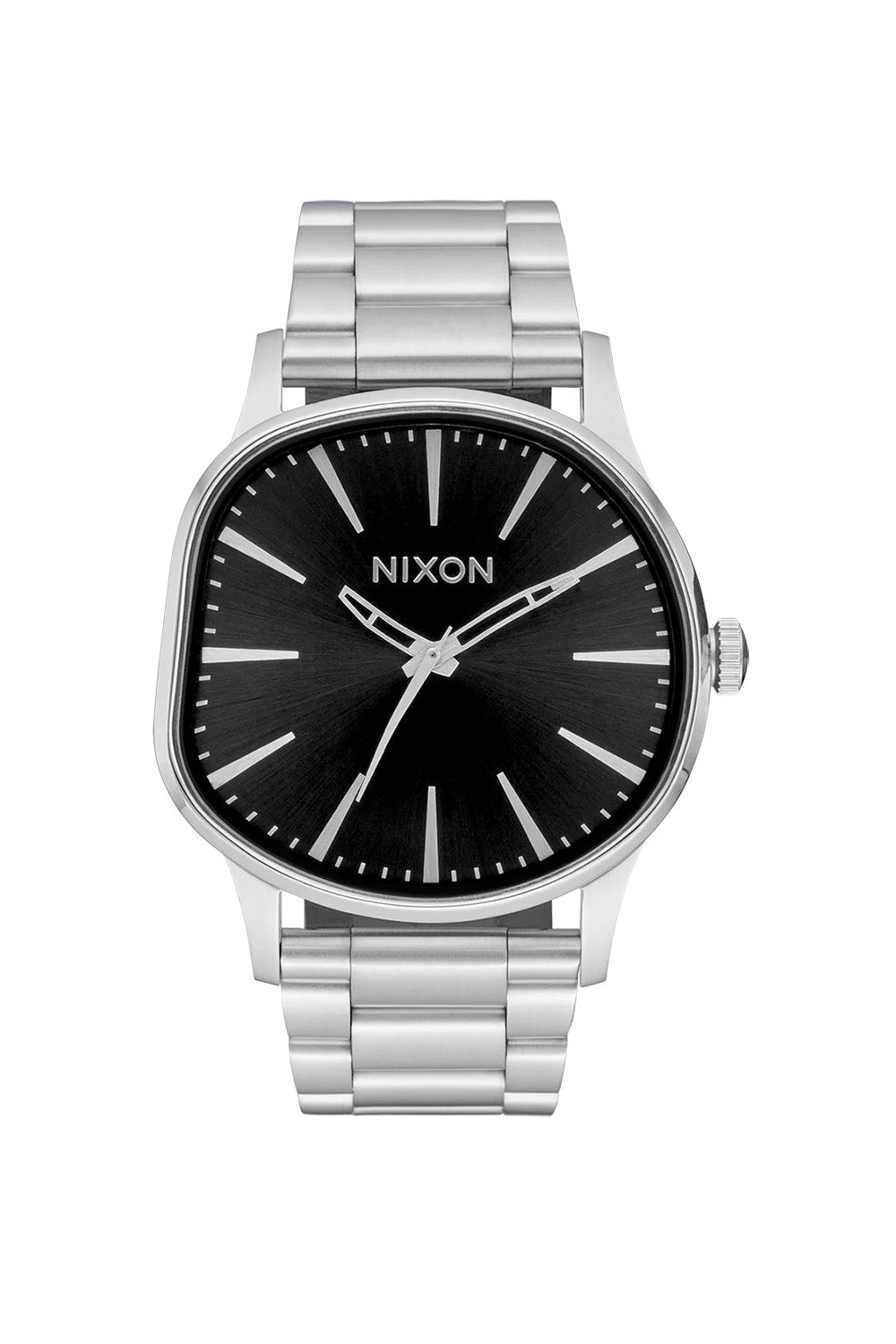 nixon sentry wobble silver black sunray front