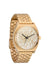 nixon time teller 4th dim gold vintage white profile