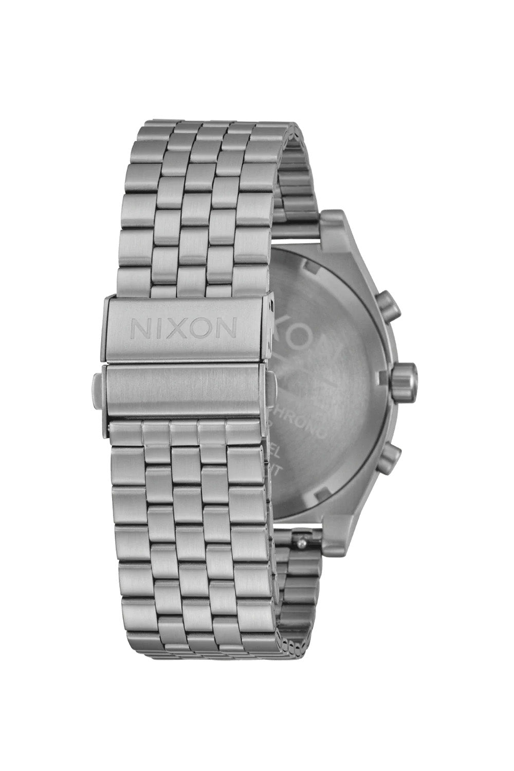 nixon time teller chrono silver midnight back