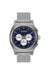 nixon time teller chrono silver midnight front