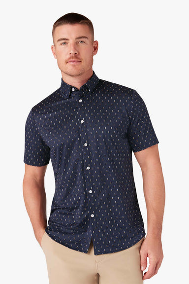 Mizzen + Main - Halyard SS - Navy Double Dot