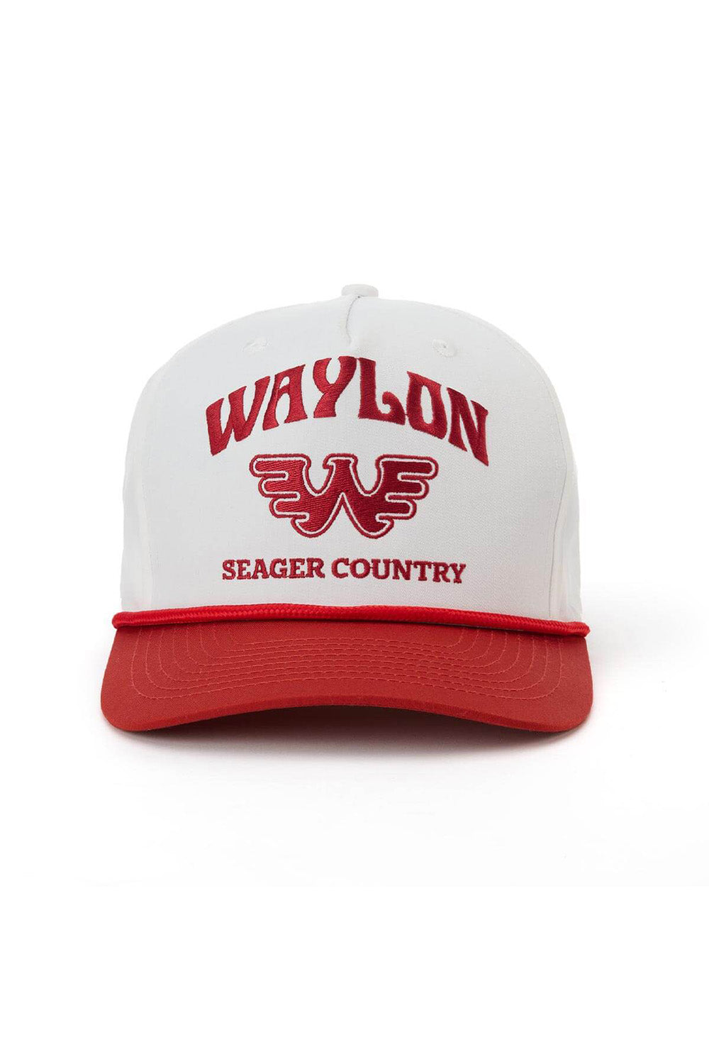 Seager - SEager x Waylon Country Snapback - Red/White - Front