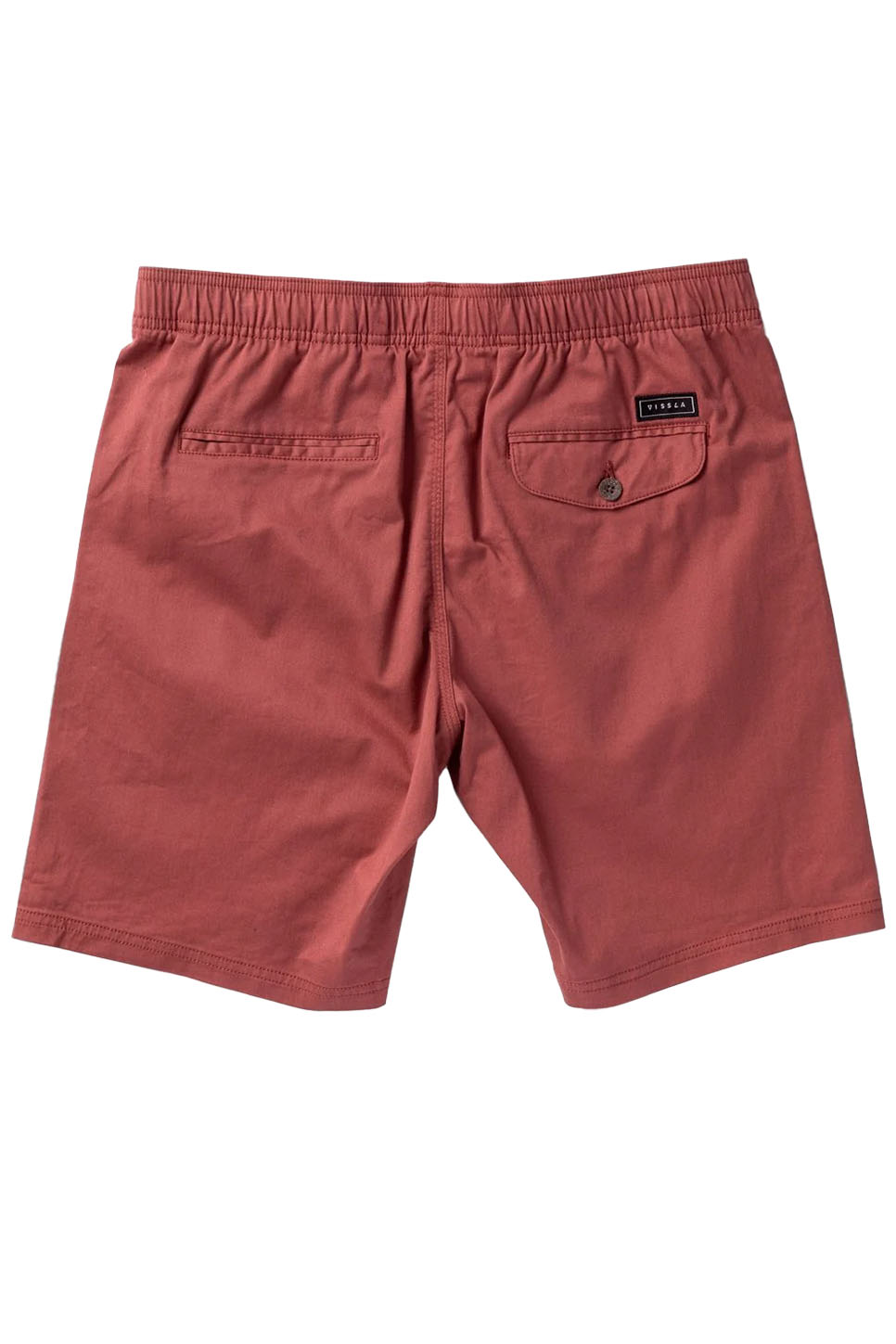 Vissla - No See Ums Eco 18" Elastic Walkshort - Washed Red - Back