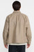 RVCA Dayshift Solid Flannel in Wheat — Back view