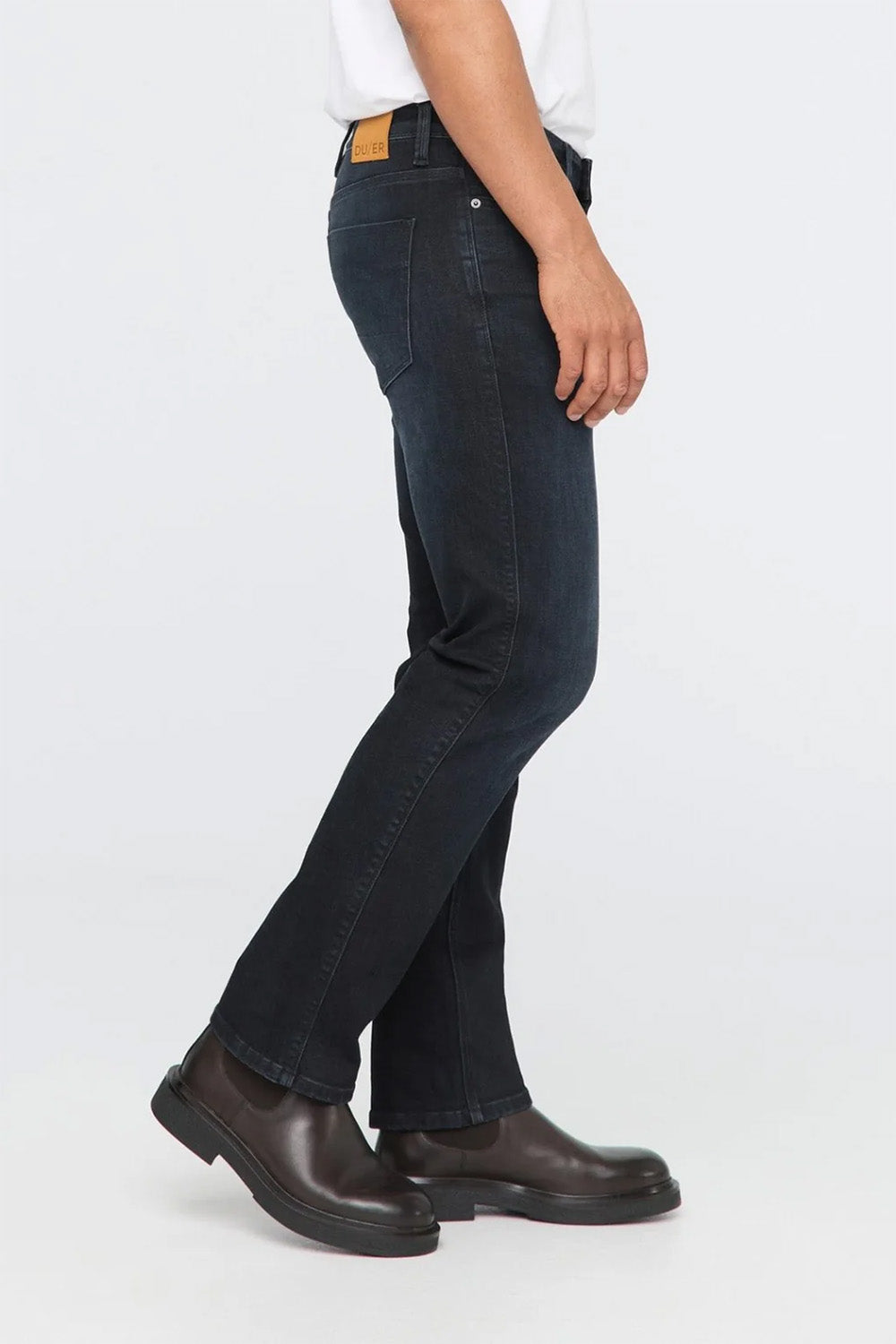 Duer - Performance Denim+ Straight - Carbon Stone - Side