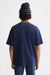 Scotch & Soda - Relaxed Textured T-Shirt - Peacoat - Back