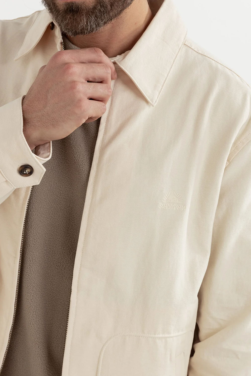 Rhythm - AWAKE JACKET - Natural - Detail