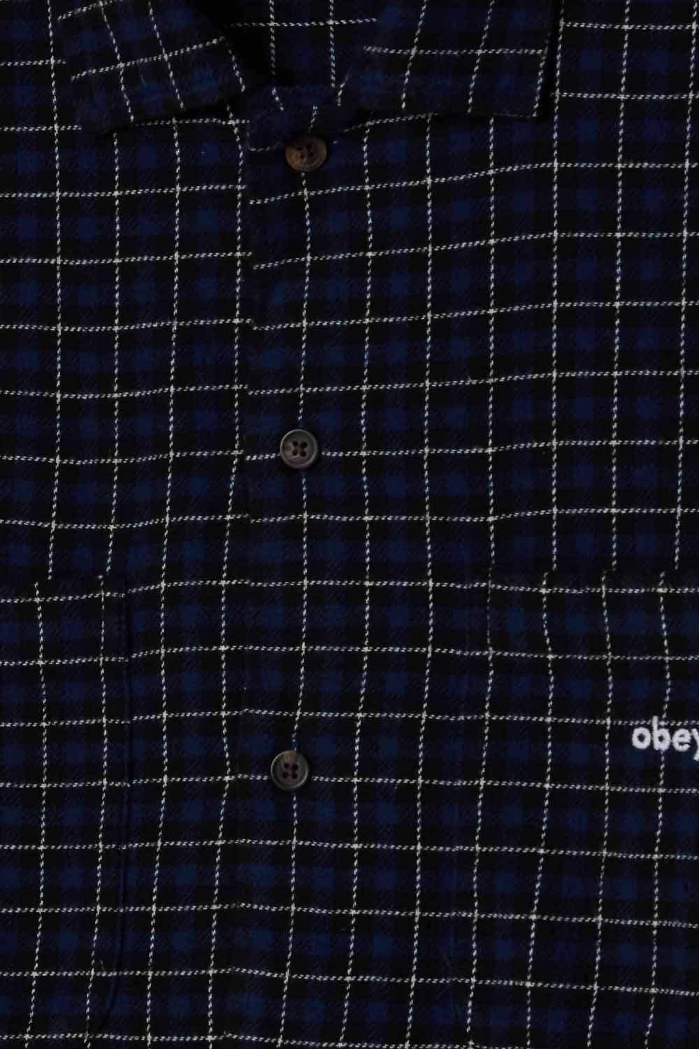 obey adams woven academy navy multi detail