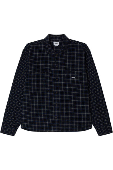 obey adams woven academy navy multi front 