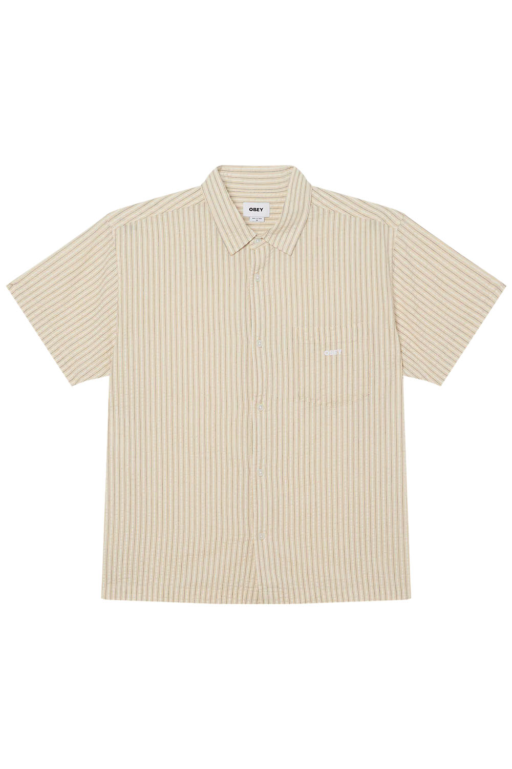 obey alan woven unbleached multi front