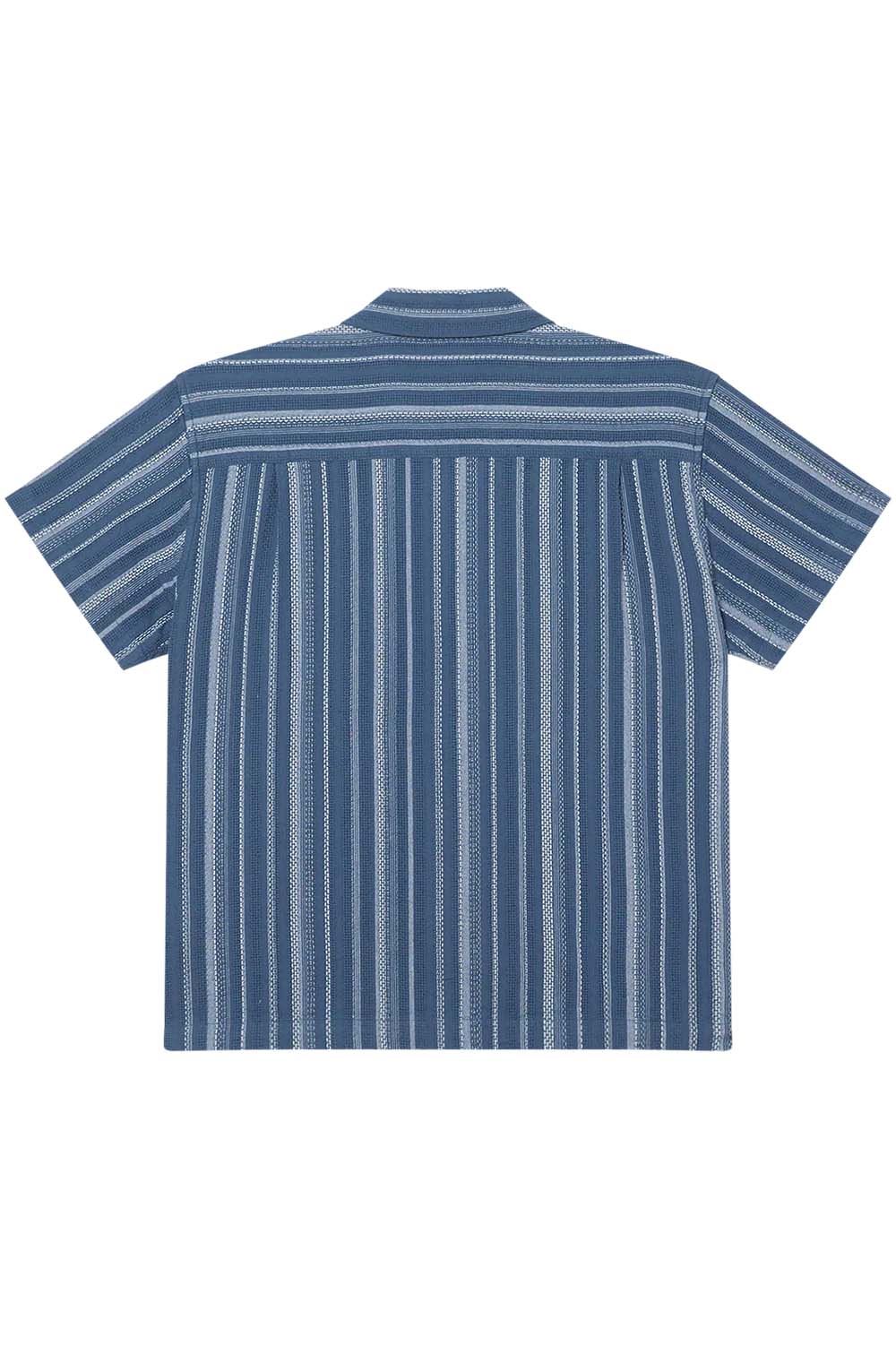 obey hugh woven dull blue multi back