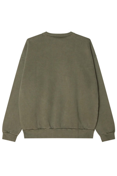 obey lowercase pigment crew deep lichen green back