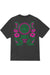 obey peace now butterflies vintage black back