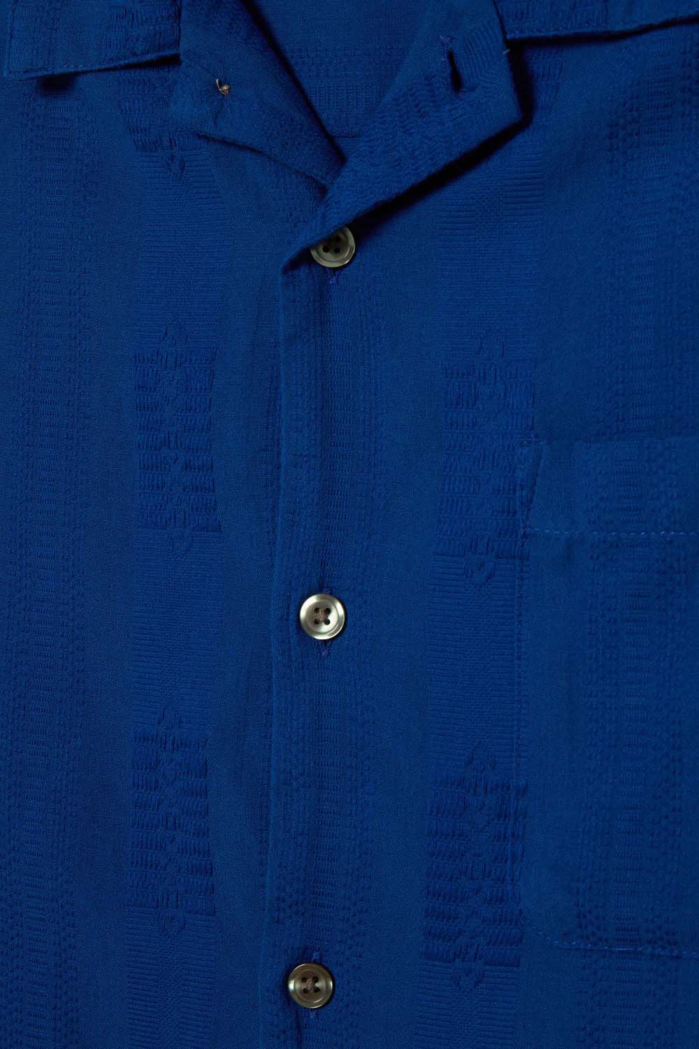 obey samuel woven dazzling blue multi  detail