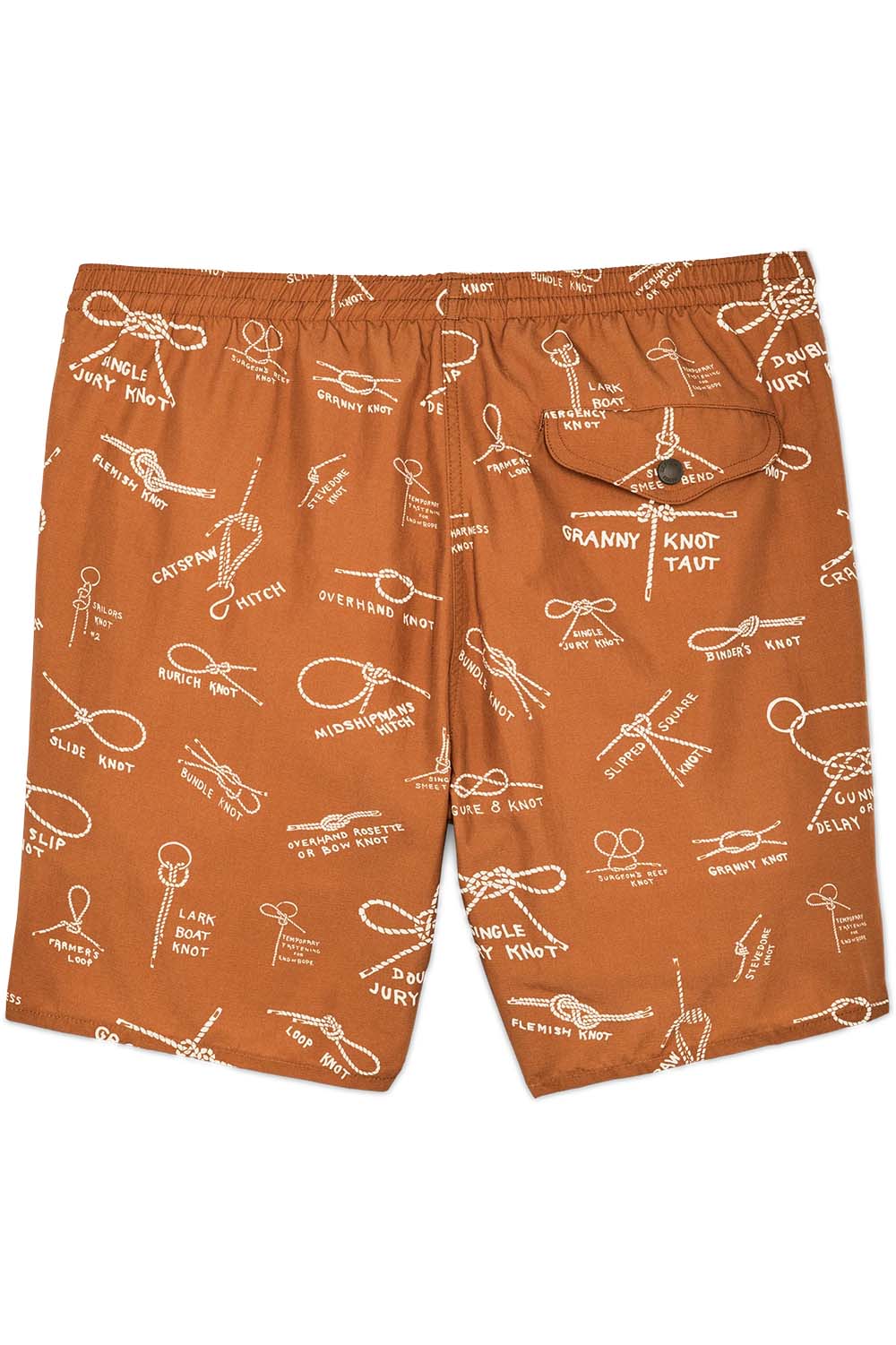 Filson - Oxbow Lake Trunks - Bourbon/Knots - Back