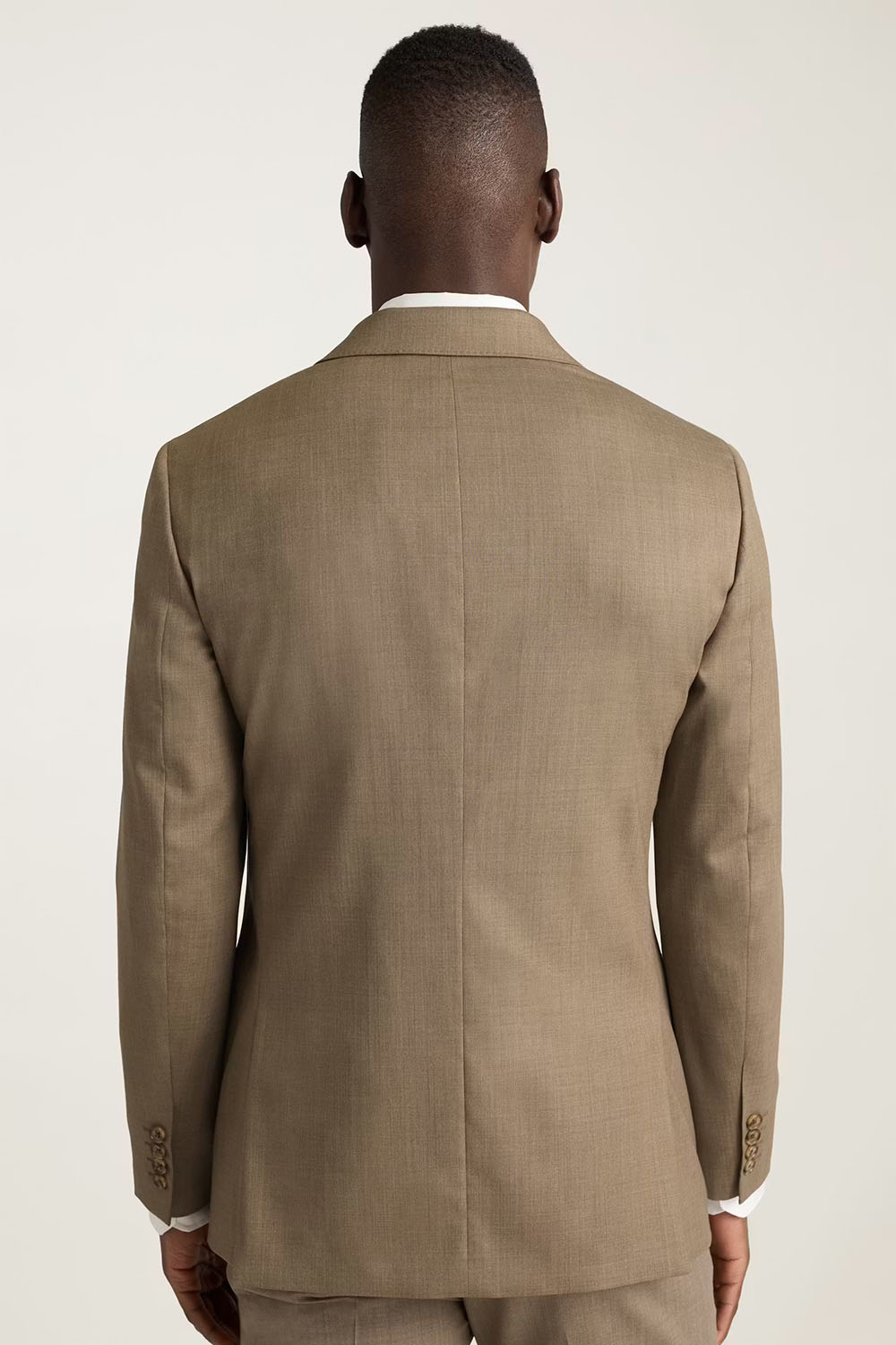 Bonobos - Jetsetter Slim Wool Blazer - Tan - Back